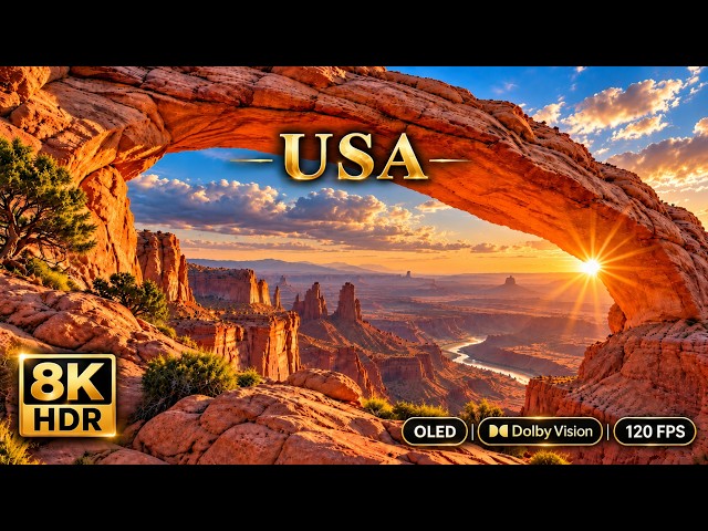 America’s Nature Like Never Before in 8K HDR | Extreme Color Depth • OLED Test • Dolby Vision 120FPS