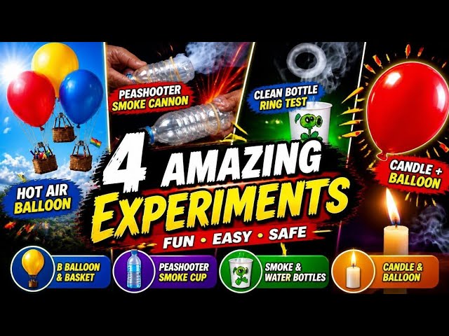 🎈 Amazing Balloon Experiment! 🤯 #balloon 