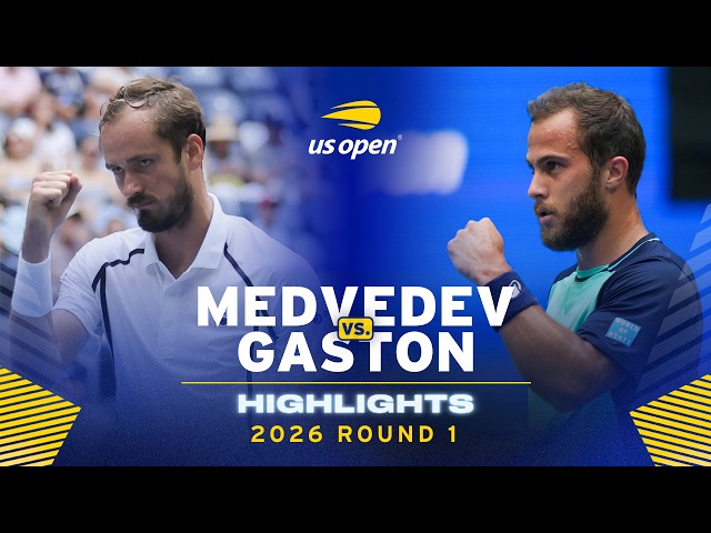 Daniil Medvedev vs. Hugo Gaston Highlights | 2026 US Open Round 1