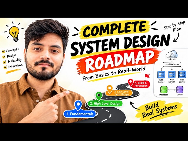 Complete System Design Roadmap: Zero to FAANG Architect (HLD, LLD & Scalability)