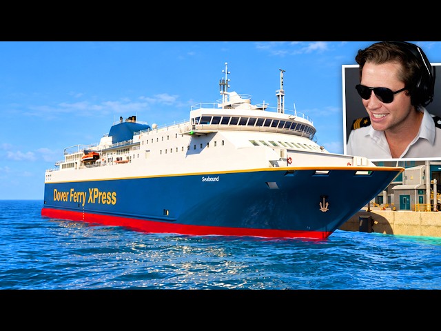Piloting a MASSIVE Car Ferry in Professional Ship Simulator