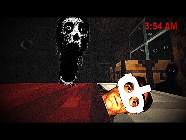 I Slept Overnight in VR Minecraft with a BANNED Horror Mod