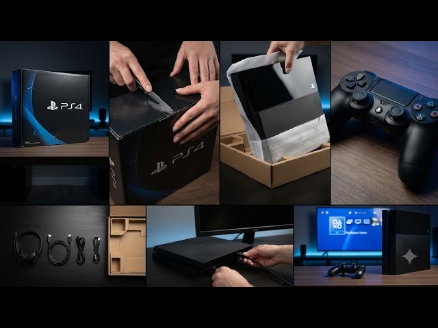 Sony PlayStation 4 Unboxing, Setup & First Look