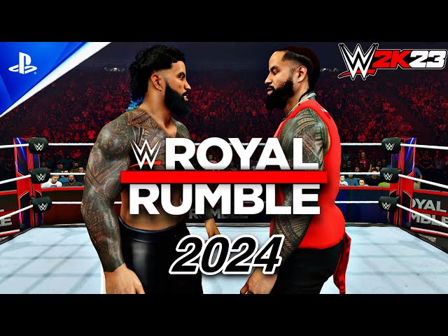 WWE 2K23: Royal Rumble 2024 Simulation!