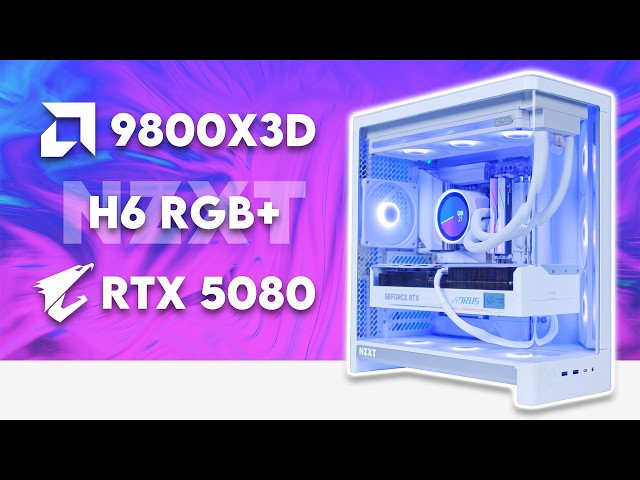 All-White 4K Gaming PC Build 2026! 😍 [ft. RTX 5080, NZXT H6 RGB+ & 9800X3D]
