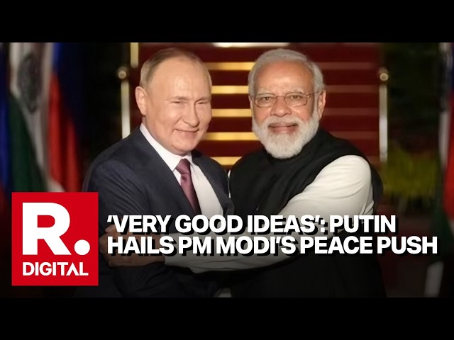 Putin Lauds PM Modi | Reveals Incredible 'Good Ideas' To End Ukraine War & Boost India-Russia Ties