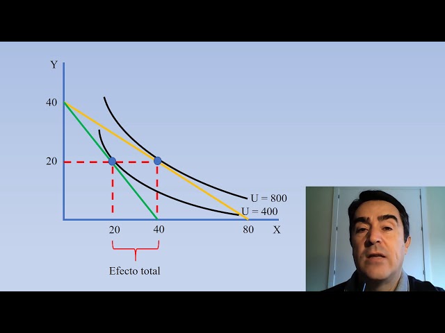 Solved exercise on income effect and substitution effect