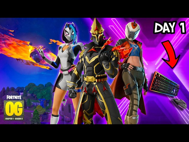 Trying Fortnite on PC for the FIRST TIME