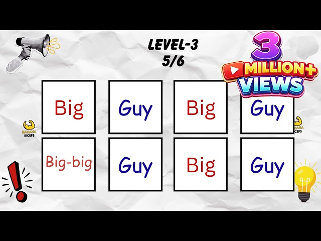 Big Guy Easy Say The Word On Beat Challenge 88 | EASY MEDIUM HARD | Fast Rhythm Test |