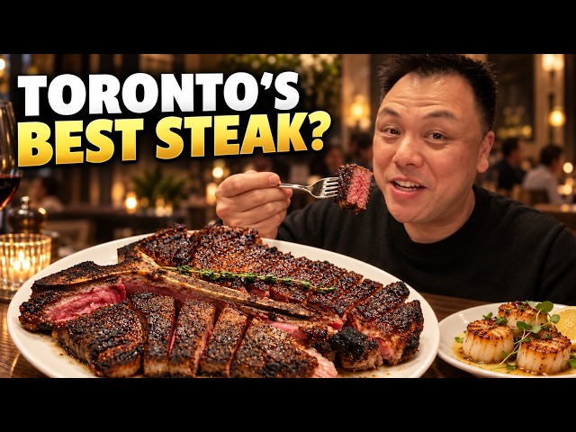 TORONTO'S BEST STEAKHOUSE! Is the $400 Steak Dinner Worth It?