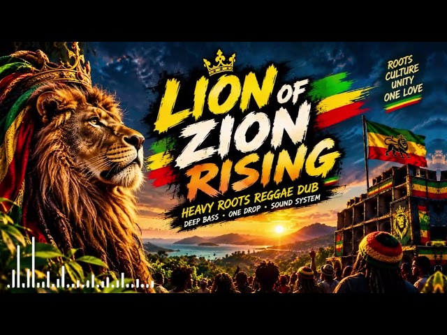 LION OF ZION RISING 🦁🔥 Heavy Roots Reggae Dub | Deep Bass, One Drop & Sound System 2026