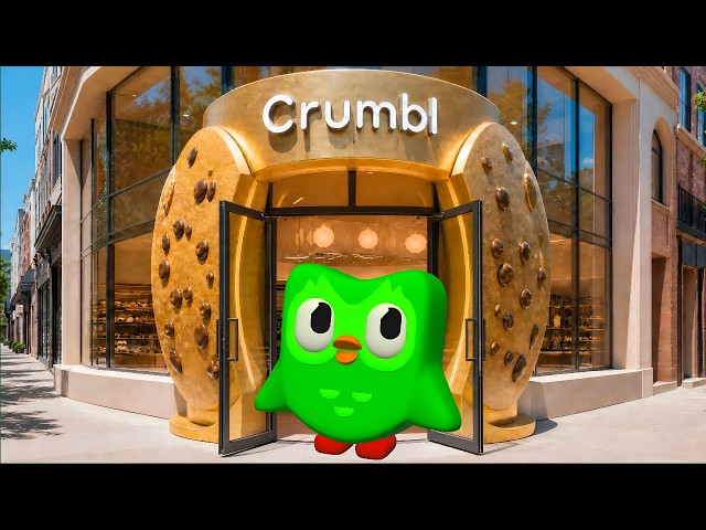 Duolingo Visits the NEW Crumbl! You NEED to See This!