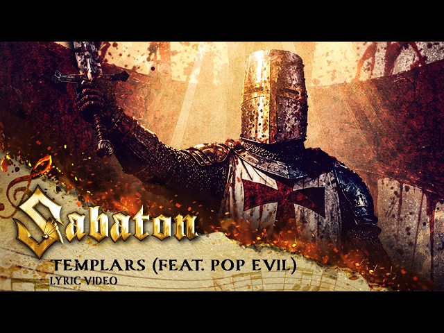 SABATON - Templars feat. Pop Evil (Official Visualizer)