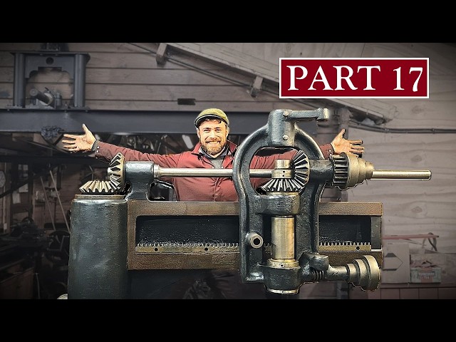 TURNING The New Drive Shaft - Victorian Radial Drilling Machine Restoration PART 17