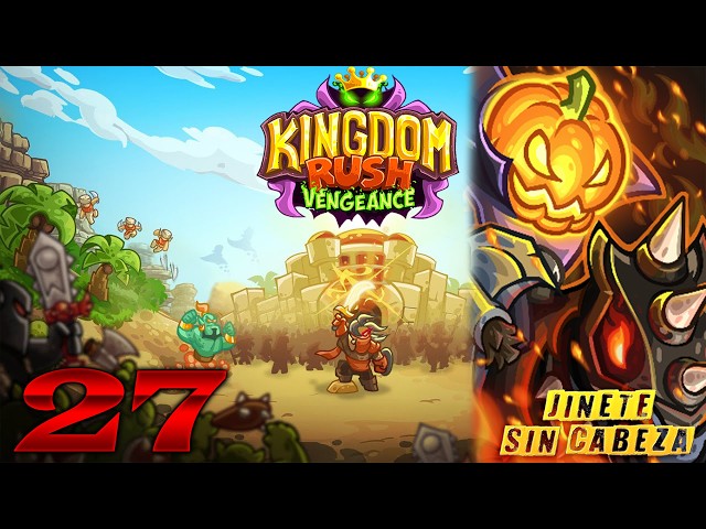 Kingdom Rush Vengeance - Misión Heroica - Jinete, Sin Cabeza Oscuro - Las Calles de Martillaria - 27