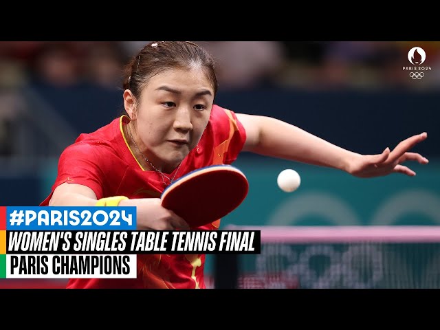 Women's Singles Table Tennis Final 🏓 | Paris Champions