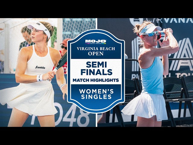 Sofia Sewing vs Helena Jansen | Best Points | Women's Singles Semifinal | PPA Virginia Beach Open