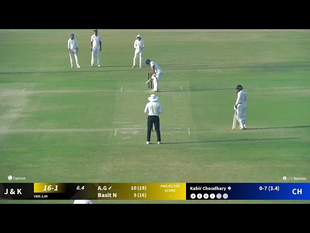 Chandigarh vs J & K live cricket match | 19-Sep-26 09:30 AM -1 live - Men U23 Multi Day Matches with