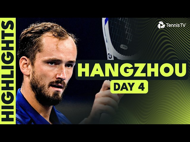 Medvedev Headlines Day Four Action 💥 | Hangzhou 2026 Highlights