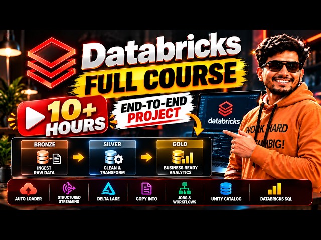 🚀 Databricks Full Course | Build an End-to-End Data Engineering Project