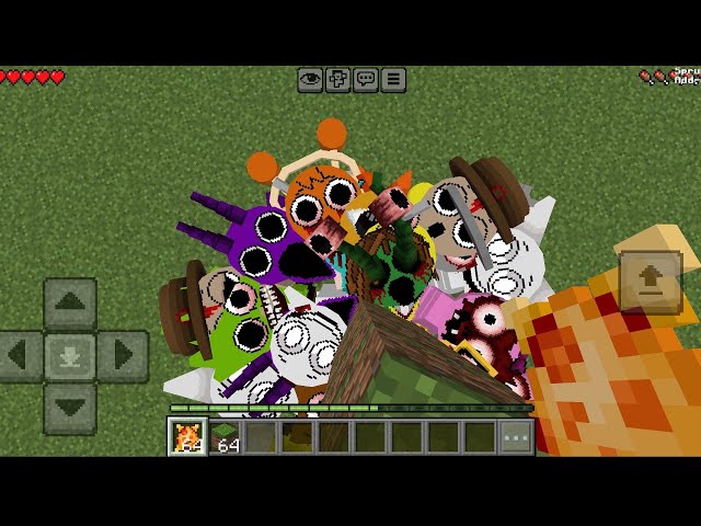 Sprunki Incredibox Aggressive Zombie Mod in Minecraft PE 