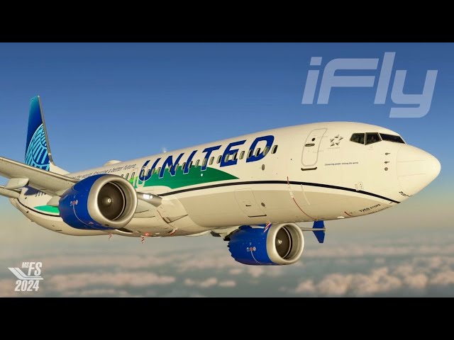 MSFS2024 | iFly United Airlines Boeing 737 Max | Vero Beach to Pensacola Florida | GFX Airliner 