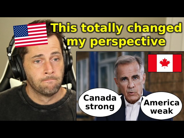 American Reacts to Mark Carney's Address "A Stronger Canada"