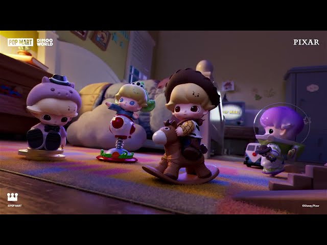 Teaser | DIMOO WORLD X PIXAR Series Figures and Vinyl Plush Pendant Blind Box