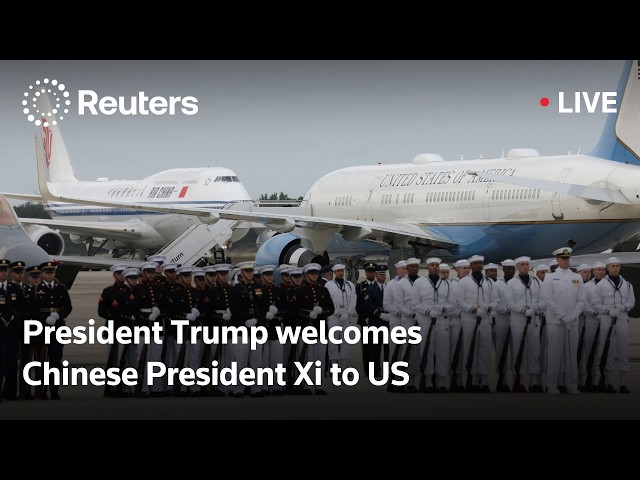 LIVE: President Trump welcomes Chinese President Xi to US