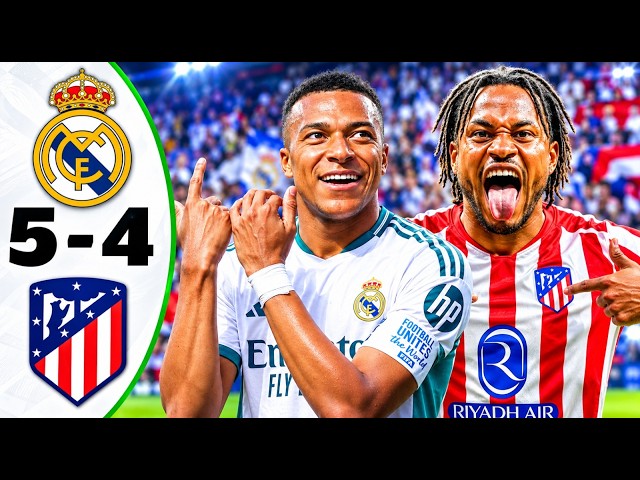 Real Madrid vs Atletico Madrid 5-4 - All Goals & Highlights - 2026