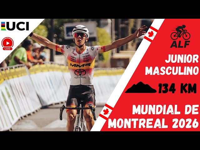 MUNDIAL DE CICLISMO 2026 | RUTA JUNIOR MASCULINO | SUB 23 FEMENINO | BENJAMIN NOVAL CAMPEÓN