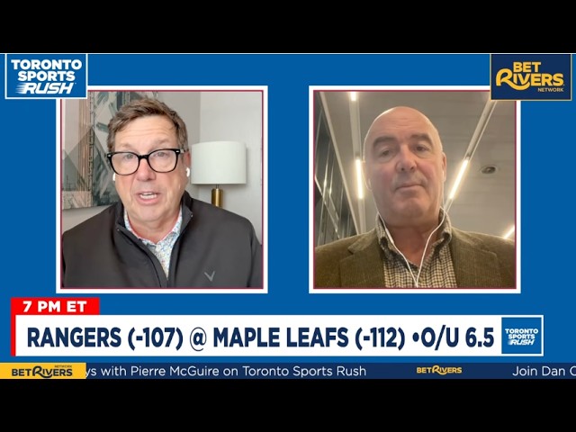 Pierre McGuire on Leafs/Rangers Tonight Ahead of Big Road Trip