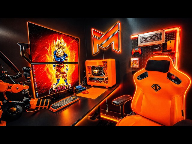 Gaming Setup Tour 2026 - My INSANE Orange Gaming Setup