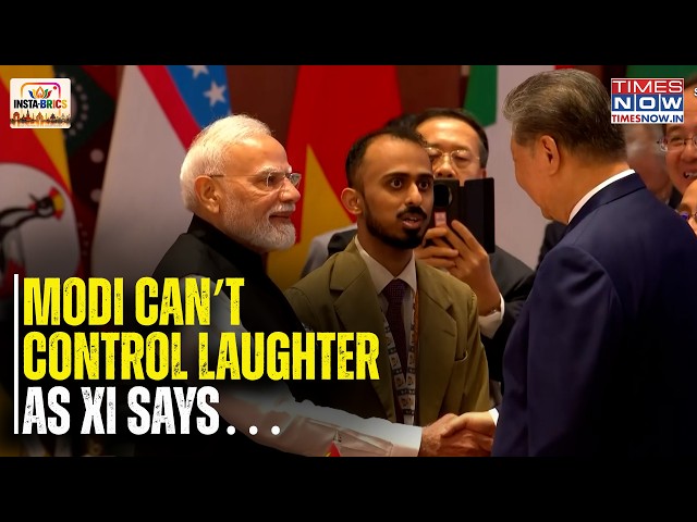 WATCH India’s Modi Can’t Control His Laughter As Xi Jinping Says This At Delhi Meet | BRICS 2026