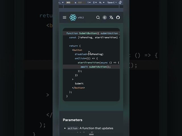 useTransition hook in React