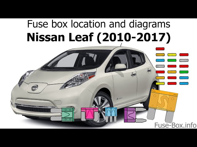Fuse box location and diagrams: Nissan Leaf (2010-2017)
