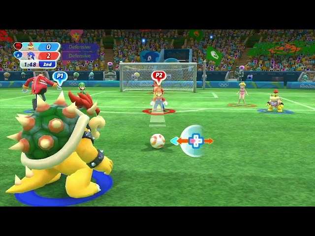Mario & Sonic At Rio 2016 - Episode 64: Team Bowser Fails Against Team Sonic In Soccer