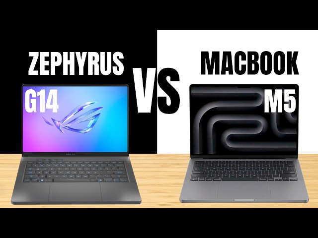 Asus Zephyrus G14 vs Macbook Pro M5 - I WAS WRONG