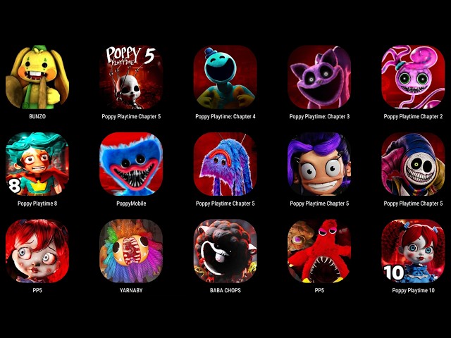 Poppy Playtime All Chapters 0,1,2,3,4,5,6 Mobile – All Bosses & Endings Full Game Jumpscares !