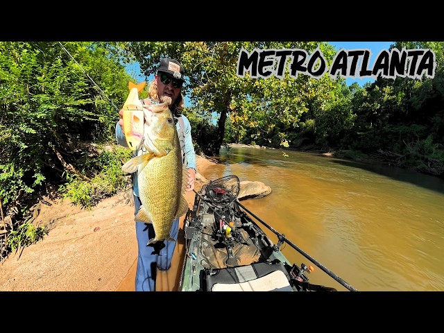 Fishing A Creek In Metro Atlanta For Shoal Bass