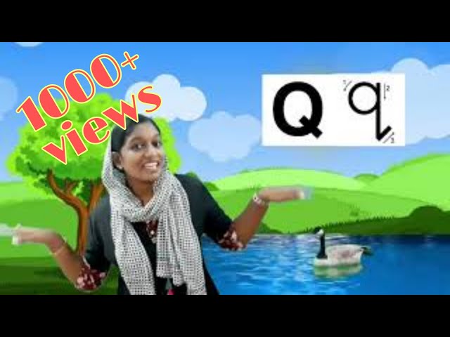 Introducing letter Q | Sound Of Letter Q | Alphabet Qq | Kindergarten Online Class | Kids Videos