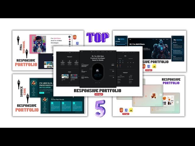 Master Frontend Web Development With 5 Real World Portfolios Using Html CSS JS Beginners to Advanced