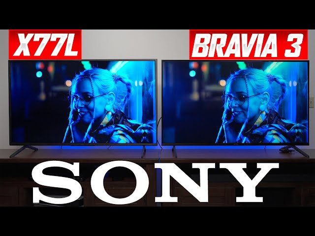 Sony X77L vs Bravia 3 - Which TV Will BLOW YOUR MIND in 2025?