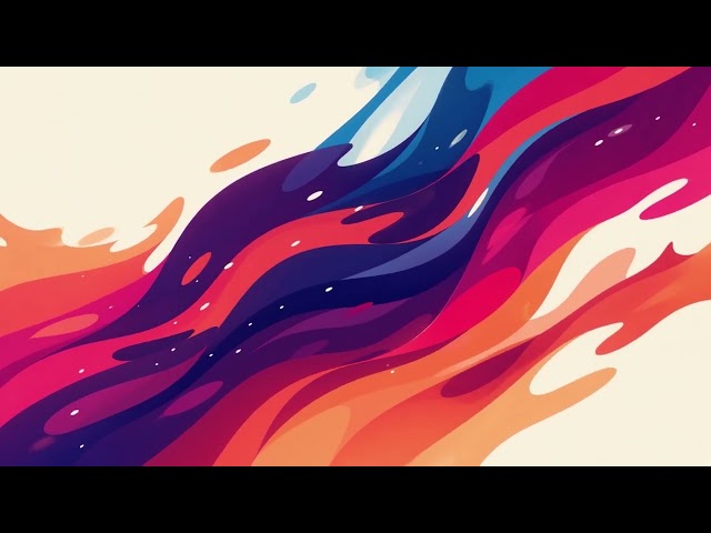 Color Flow Abstract Wave Seamless Loop 4K No Copyright
