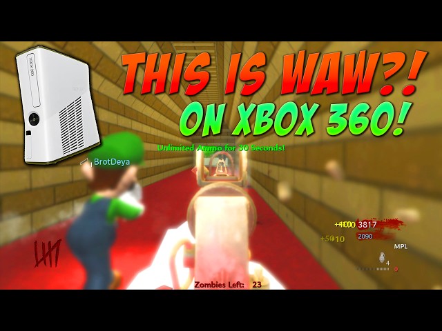 This Is World at War on Xbox 360… | CoD Xenon