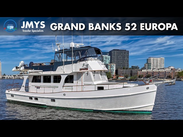 Grand Banks 52 Europa Trawler Tour   TrawlAboard Episode 31