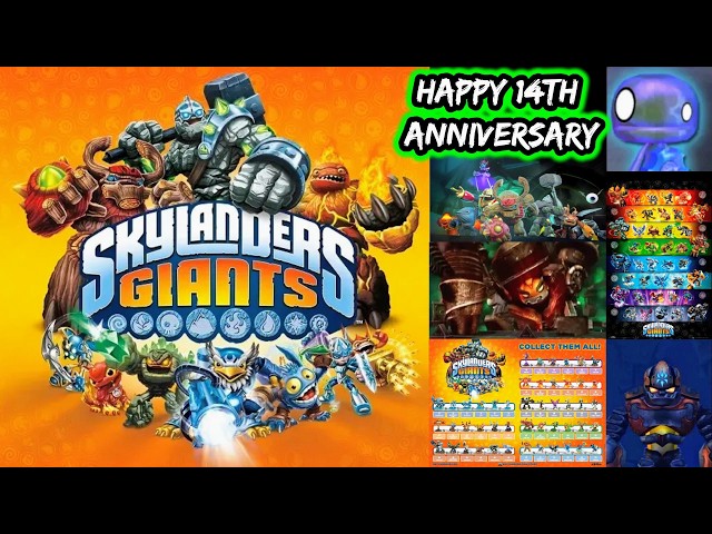 Skylanders Giants Happy 14th Anniversary