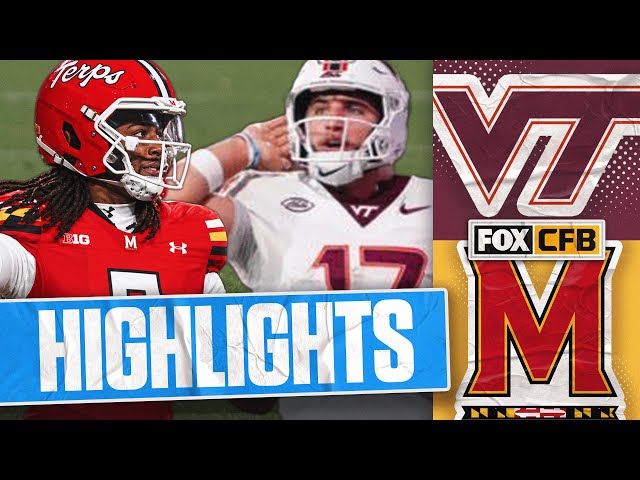Virginia Tech Hokies vs Maryland Terrapins Highlights 🏈 FOX College Football
