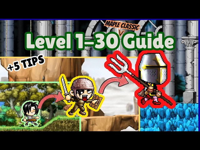 The Ultimate Level 1-30 Training Guide in MapleStory Classic