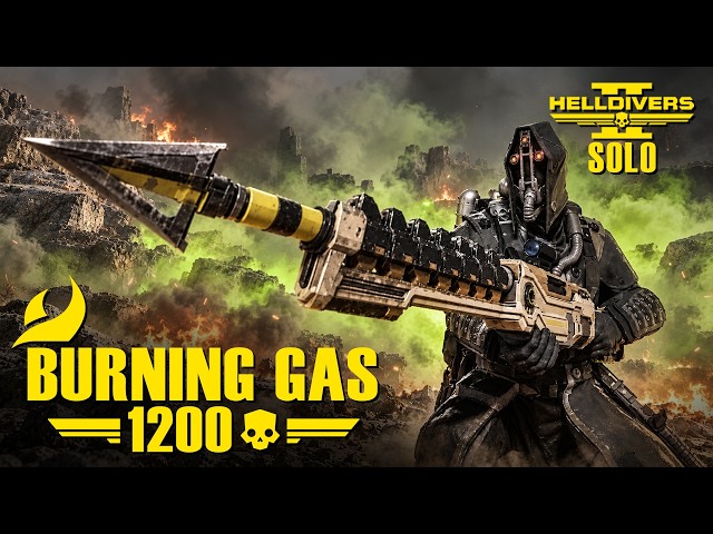 Helldivers 2 – Gas and Fire Make Farming Bugs EASY | Solo Deathless | Super Helldive